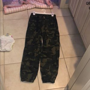camo print pants